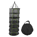Foldable Plant Drying Net Multilayer Zipper Closure Design 60cm Diameter Herb Buds Dry Net with Storage Bag 6 Layers In Australia - Darrahopens