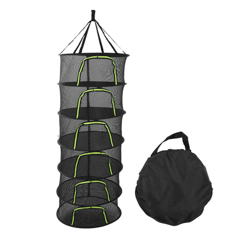 Foldable Plant Drying Net Multilayer Zipper Closure Design 60cm Diameter Herb Buds Dry Net with Storage Bag 6 Layers In Australia - Darrahopens
