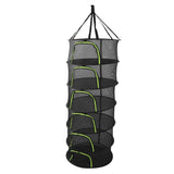 Foldable Plant Drying Net Multilayer Zipper Closure Design 60cm Diameter Herb Buds Dry Net with Storage Bag 6 Layers In Australia - Darrahopens