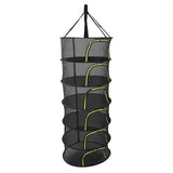 Foldable Plant Drying Net Multilayer Zipper Closure Design 60cm Diameter Herb Buds Dry Net with Storage Bag 6 Layers In Australia - Darrahopens