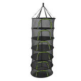 Foldable Plant Drying Net Multilayer Zipper Closure Design 60cm Diameter Herb Buds Dry Net with Storage Bag 6 Layers In Australia - Darrahopens