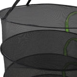 Foldable Plant Drying Net Multilayer Zipper Closure Design 60cm Diameter Herb Buds Dry Net with Storage Bag 6 Layers