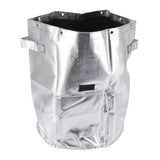 Silver Potato Grow Bag Waterproof Openable Planting Bucket for Plant Vegetable Flower M 26 Liters 7 Gallons