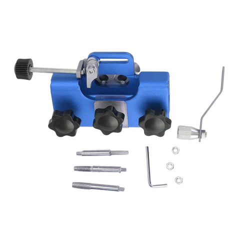 Chainsaw Sharpener Portable Lightweight Hand Crank Chain Sharpening Jig for Electric Saws Blue In Australia - Darrahopens