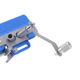 Chainsaw Sharpener Portable Lightweight Hand Crank Chain Sharpening Jig for Electric Saws Blue