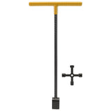 Steel Water Meter Key Wrench Multifunction T Handle Curb Key With 4 Way Utility Tool for Valves Faucets Yellow In Australia - Darrahopens