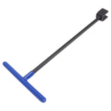 Steel Water Meter Key Wrench Multifunction T Handle Curb Key With 4 Way Utility Tool for Valves Faucets Blue