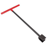 Steel Water Meter Key Wrench Multifunction T Handle Curb Key With 4 Way Utility Tool for Valves Faucets Red
