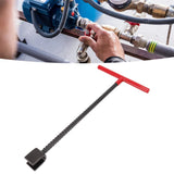 Steel Water Meter Key Wrench Multifunction T Handle Curb Key With 4 Way Utility Tool for Valves Faucets Red