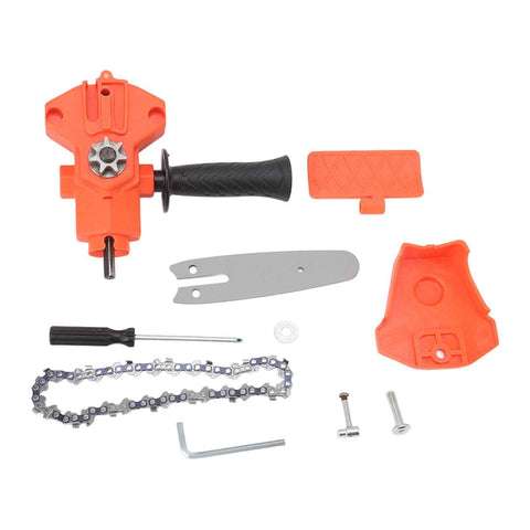 4in Mini Drill to Chain Saw Adapter Simple ABS Steel Portable Electric Chain Saw Converter Accessory for Electric Drill In Australia - Darrahopens