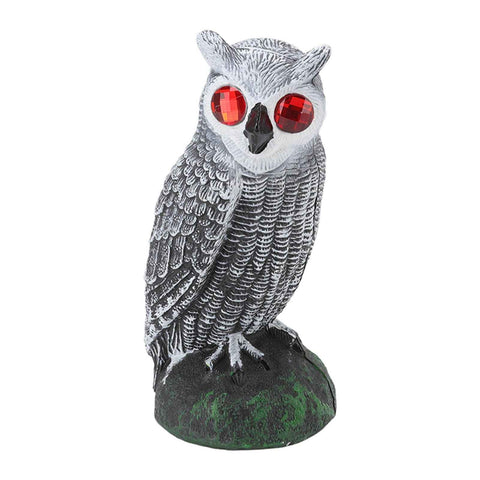 Owl Bird Deterrent Garden Plastic Red Eyes Owls to Keep Birds Away Fine Details Wear Resistant Owls to Keep Birds Away Elbow Cat Plain White In Australia - Darrahopens