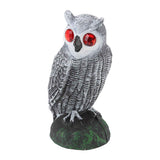Owl Bird Deterrent Garden Plastic Red Eyes Owls to Keep Birds Away Fine Details Wear Resistant Owls to Keep Birds Away Elbow Cat Plain White In Australia - Darrahopens