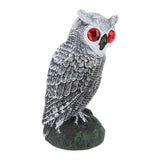 Owl Bird Deterrent Garden Plastic Red Eyes Owls to Keep Birds Away Fine Details Wear Resistant Owls to Keep Birds Away Elbow Cat Plain White In Australia - Darrahopens