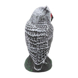 Owl Bird Deterrent Garden Plastic Red Eyes Owls to Keep Birds Away Fine Details Wear Resistant Owls to Keep Birds Away Elbow Cat Plain White In Australia - Darrahopens
