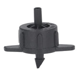 100pcs Drip Emitter 4mm Pressure Compensation Uniform Flowing PP Irrigation Watering Dripper Emitter for Large Terrain 4L Black In Australia - Darrahopens