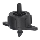 100pcs Drip Emitter 4mm Pressure Compensation Uniform Flowing PP Irrigation Watering Dripper Emitter for Large Terrain 4L Black