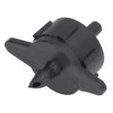 100pcs Drip Emitter 4mm Pressure Compensation Uniform Flowing PP Irrigation Watering Dripper Emitter for Large Terrain 4L Black