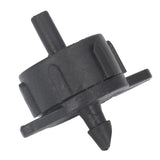 100pcs Drip Emitter 4mm Pressure Compensation Uniform Flowing PP Irrigation Watering Dripper Emitter for Large Terrain 4L Black