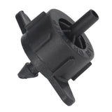 100pcs Drip Emitter 4mm Pressure Compensation Uniform Flowing PP Irrigation Watering Dripper Emitter for Large Terrain 4L Black