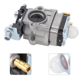 Carburetor Aluminum Alloy ABS Lawn Mover Parts Replacement Accessory for MP15 15mm 1E40 5 Engine 43cc 52cc Brush Cutter