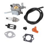 Trimmer Carburetor Replacement 4126 120 0600 Fuel Line Spark Plug and Filter Set for Stihl