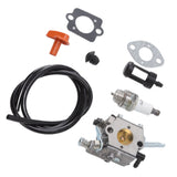 Trimmer Carburetor Replacement 4126 120 0600 Fuel Line Spark Plug and Filter Set for Stihl
