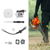 Leaf Blower Carburetor Kit Gasket Primer Bulb Cover Fuel Line Assembly Filter A021003660 for PB 250
