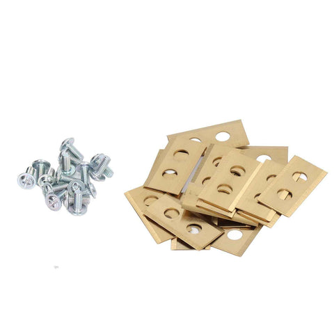 30PCS Lawn Mower Endurance Blade Set Stainless Steel Titanium Blades for Worx Landroid Robotic Lawn Mower In Australia - Darrahopens