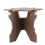 Outdoor Camping Bucket Rack MDF Cup Hanging Design Folding Portable Storage Rack for Hiking Picnics