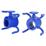 2Pcs Plastic Beach Umbrella Hanging Hook Umbrella Hanger 4 Prong Towel Hat Sunglasses Holder Blue In Australia - Darrahopens