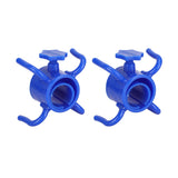 2Pcs Plastic Beach Umbrella Hanging Hook Umbrella Hanger 4 Prong Towel Hat Sunglasses Holder Blue In Australia - Darrahopens