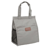 Aluminum Foil Simple Thermal Insulation Lunch Box Bag Oxford Cloth Large Capacity Thickened Bento Bag Grey In Australia - Darrahopens