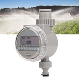 Solar Water Timer Smart Automatic Watering Irrigation Controller System with LCD Display Screen for Home Garden