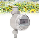 Solar Water Timer Smart Automatic Watering Irrigation Controller System with LCD Display Screen for Home Garden