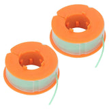 2Pcs Lawn Mower Spool Line Nylon Trimmer Accessories Replacement Fit for BOSCH ART 30 ART 30FA Green