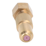 G3/8 Internal Thread High Pressure Sprayer Nozzle Ceramic Brass Watering Tool for Courtyard Agriculture 0.8mm/0.03in Hole