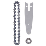 129mm Chainsaw Guide Plate Chain Sprocket Set Steel 4 Inch Mini Handheld Electric Pruning Saw In Australia - Darrahopens