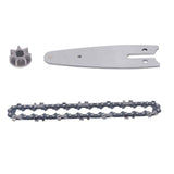 129mm Chainsaw Guide Plate Chain Sprocket Set Steel 4 Inch Mini Handheld Electric Pruning Saw In Australia - Darrahopens