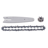 129mm Chainsaw Guide Plate Chain Sprocket Set Steel 4 Inch Mini Handheld Electric Pruning Saw In Australia - Darrahopens