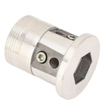 Aluminum Trimmer Head Replacement Universal Cylinder Type Lawnmower Weeding Head for Farming Gardening