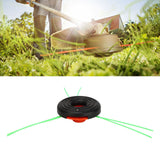 3 Leaf Plastic Blade Cutting Head Low Vibration Brush Cutter Weeding Head Replacement Internal Thread M10x1.25