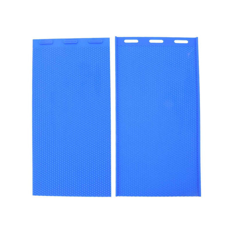 2Pcs Silicone Beeswax Sheet DIY Mold Soft Press Sheet Mould Tools Beeswax Embosser Machine for Beekeeping