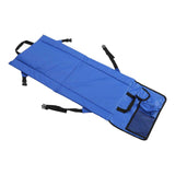 Folding Stadium Chair Adjustable Angle 600D Oxford Cloth Portable Bleacher Cushions with Pocket for Sandbeach Picnic BBQ Blue In Australia - Darrahopens