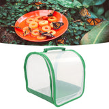 Insect Habitat Cage 360 Degree Full Transparent Portable Folding Insect Mesh Cage for Observation