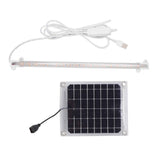 Solar Plant Grow Light LED Plant Grow Light Strip for Balcony Greenhouse Herbs Vegetables Flowers 10W