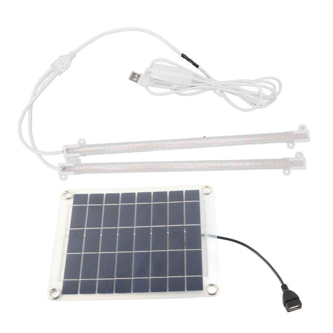 Solar Plant Grow Light LED Plant Grow Light Strip for Balcony Greenhouse Herbs Vegetables Flowers 20W In Australia - Darrahopens