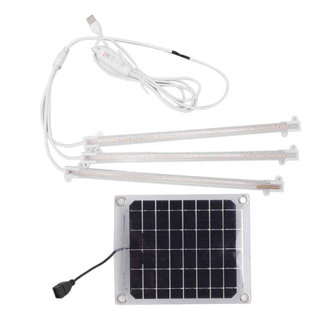 Solar Plant Grow Light LED Plant Grow Light Strip for Balcony Greenhouse Herbs Vegetables Flowers 30W In Australia - Darrahopens