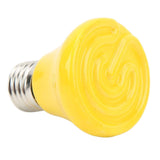 Ceramic Reptile Heat Lamp Bulb Mini Infrared Heat Ceramic Amphibian Heating Lamp for Lizards Reptiles 220V‑240V 25W Yellow In Australia - Darrahopens