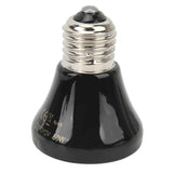 Ceramic Reptile Heat Lamp Bulb Mini Infrared Heat Ceramic Amphibian Heating Lamp for Lizards Reptiles 220V‑240V 50W Black In Australia - Darrahopens