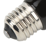 Ceramic Reptile Heat Lamp Bulb Mini Infrared Heat Ceramic Amphibian Heating Lamp for Lizards Reptiles 220V‑240V 75W Black